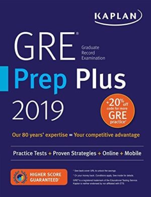 GRE Prep Plus 2019 (Kaplan Test Prep)