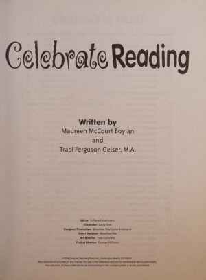 Celebrate Reading: Teaching Reading Skills Using Multicultural Celebrations, K-3